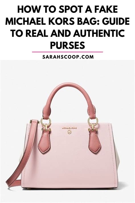 how can you tell if michael kors bag is real|authenticate michael kors bag.